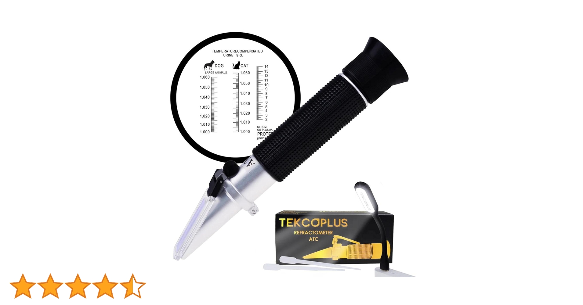 デジタル尿比重屈折計、動物の尿中湿度計犬猫の獣医装置